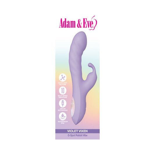 Vibrador Coelho Ponto G Violeta Adam & Eve