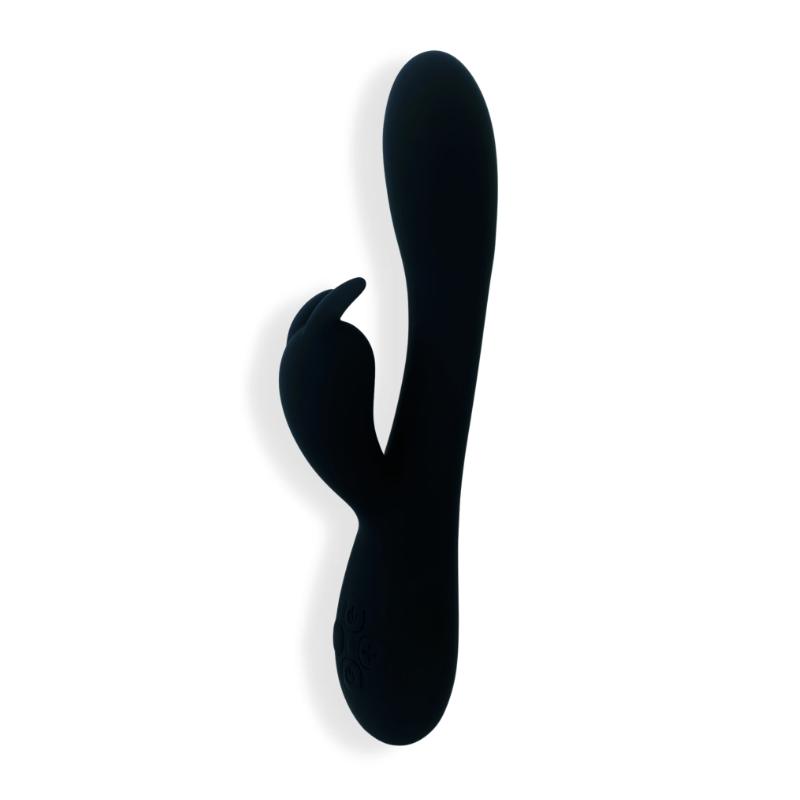 Eris- O vibrador coelho preto com aquecimento dos seus sonhos mais eróticos.